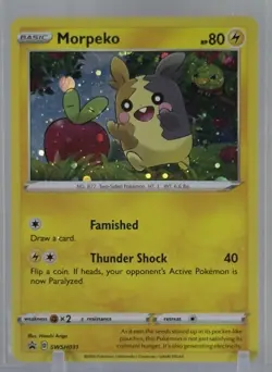 Morpeko 2020 Pokemon TCG #SWSH031 Sword & Shield Black Star Promo Cosmos Holo - Image 1