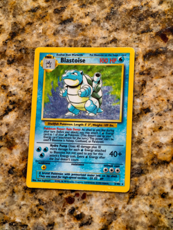 Pokemon Blastoise 2/102 Base Set Holo Rare English 1999 100 HP - Image 2