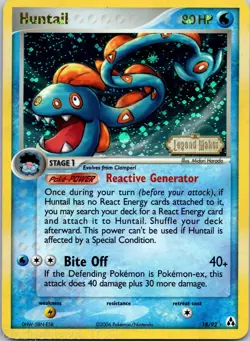 Huntail 18/92 Rare Legend Maker Pokemon Reverse Holo LP - Image 1