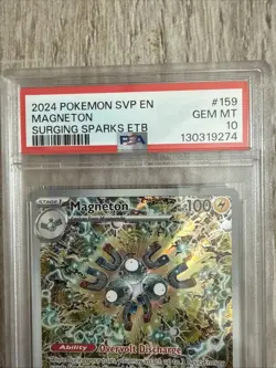 PSA 10 GEM MINT Pokemon Scarlet & Violet Magneton SVP159 Surging Sparks Promo - Image 2