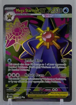 Mega Starmie ex 2026 Pokemon TCG #102/088 Me03 Perfect Order Ultra Rare Full Art - Image 1