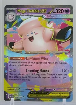 Mega Clefable Ex 2026 Pokemon TCG #031/088 ME03 Perfect Order Double Rare Holo - Image 1