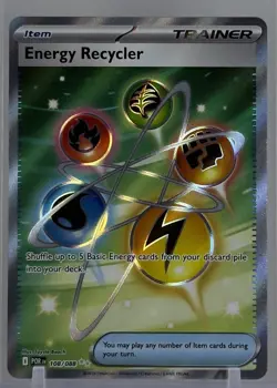 Energy Recycler 2026 Pokemon TCG #108/088 Me03 Perfect Order Ultra Rare Holo - Image 1