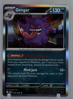 Gengar 2026 Pokemon TCG #050/088 ME03 Perfect Order Rare Holo - Image 1