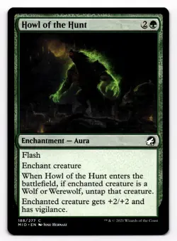 MTG Innistrad Midnight Hunt Howl of the Hunt 188/277 Magic the Gathering - Image 1