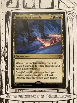 MTG Dragonback Assault - Tarkir: Dragonstorm (TDM) Mythic #0179 - Image 1