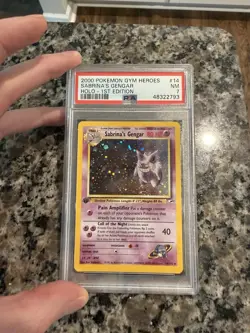 Pokemon TCG Sabrina's Gengar Gym Challenge 14/132 1st Edition Rare - Image 1