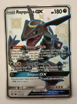 Pokemon Rayquaza GX 177A/168 Alternate Art Promo Holo Dragon 180 HP - Image 1