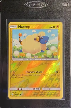 Mareep Reverse Holo Common 76/214 Pokemon TCG Sun & Moon Lost Thunder NM - Image 3