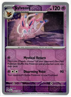 Pokemon Shrouded Fable Reverse Holo Sylveon 022/064 NM - Image 1