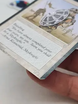 Shield Bearer MISPRINT MISCUT HIGH GLOSS WAX BACK Ice Age MTG Magic *CCGHouse* - Image 3