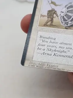 Shield Bearer MISPRINT MISCUT HIGH GLOSS WAX BACK Ice Age MTG Magic *CCGHouse* - Image 4