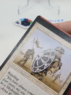 Shield Bearer MISPRINT MISCUT HIGH GLOSS WAX BACK Ice Age MTG Magic *CCGHouse* - Image 5