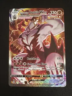 Single Strike Urshifu VMAX 168/163 Pokemon Battle Styles Alternate Full Art Read - Image 1