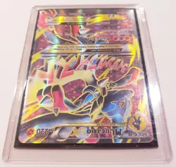 🔥 Pokemon M Lucario EX Full Art Alternate Art Promo Holo 055A/111 220 HP. - Image 3