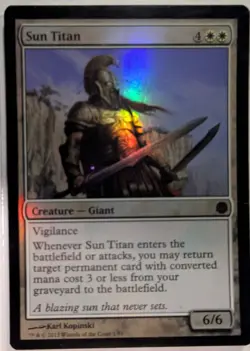 Sun Titan Duel Decks: Heroes vs. Monsters Foil MTG RARE - Image 1