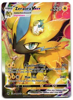 Zeraora VMAX GG42/GG70 - 🌊 Crown Zenith Galarian Gallery Pokemon TCG 🖤 - NM - Image 1