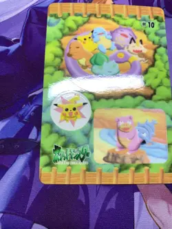 NM Pokemon Bandai Sealdass 1998 Fancy Graffiti #10 Japanese #415 - Image 4