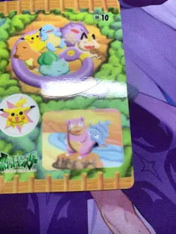 NM Pokemon Bandai Sealdass 1998 Fancy Graffiti #10 Japanese #415 - Image 5
