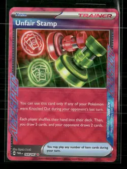 Unfair Stamp 165/167 ACE SPEC Rare Twilight Masquerade Holo Near Mint - Image 1