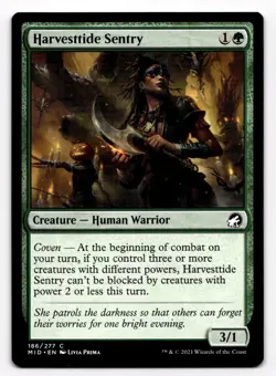 MTG Innistrad Midnight Hunt Harvesttide Sentry 186/277 Magic the Gathering - Image 1