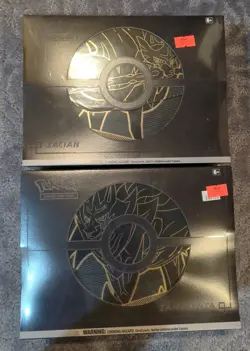 Pokemon Sword and Shield Zacian & Zamazenta Elite Trainer Box ETB PLUS - Image 1