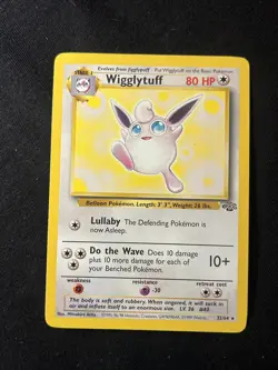 Pokemon TCG Wigglytuff Jungle 32/64 Unlimited Non Holo Rare WOTC LP Vintage - Image 1