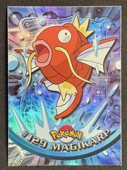 2000 Topps Pokemon Series 3 #129 Magikarp Rainbow Foil - LP | GRAIL - Image 1