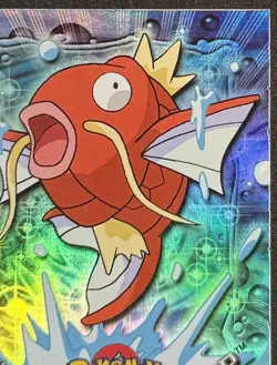 2000 Topps Pokemon Series 3 #129 Magikarp Rainbow Foil - LP | GRAIL - Image 3