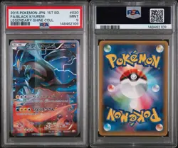 2015 Pokemon #020 FA/BLACK KYUREM LEGENDARY SHINE COLL. PSA 9 Japanese - Image 3