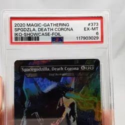 MTG - Ikoria - Spacegodzilla, Death Corona - Foil - Graded - PSA 6.0 - Vintage - Image 4