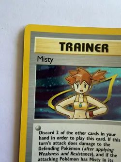 Pokemon TCG Misty Trainer #18 [LP++] 1st Edition Gym Heroes Excellent Condition - Image 4