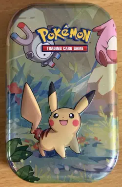 Pokemon TCG Kanto Friends Mini Tin Pikachu Collectible Box - EMPTY - Image 1
