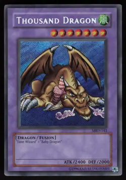 Thousand Dragon MRD-143 Secret Rare REVERSE FOIL ERROR Yu-Gi-Oh - Image 1