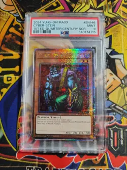 Yu-Gi-Oh! Cyber-Stein Quarter Century Secret Rare Quarter Century Bonanza PSA 9 - Image 1