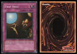 Trap Hole LOB-058 Super Rare FOIL SHIFT ERROR Yu-Gi-Oh - Image 3