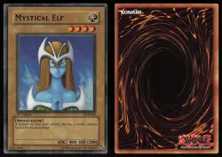Mystical Elf LOB-062 GLOSSY Super Rare 1st Edition Yu-Gi-Oh - Image 3