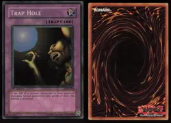 Trap Hole LOB-058 WAVY Super Rare 1st Edition Yu-Gi-Oh - Image 3