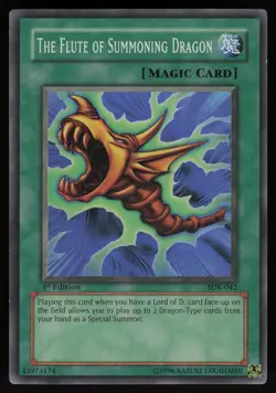 The Flute of Summoning Dragon SDK-042 Starter Deck: Kaiba 1st Edition Yu-Gi-Oh - Image 1