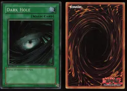Dark Hole (Magic) LOB-052 WAVY Super Rare 1st Edition Yu-Gi-Oh - Image 3