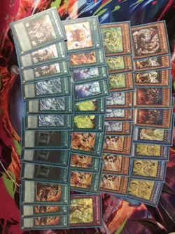 Yugioh Mikanko Ritual Deck Ready To Play Sleeves Included, 2 Misprints, Genesys - Image 1