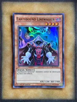 Yugioh Earthbound Linewalker LC5D-EN153 Super Rare 1st Ed NM - Image 1