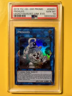 YuGiOh PROGLEO #LOD2-EN001🔥PSA 10 GEM MT🔥UNLIMITED EDITION-2019 SUPER RARE - Image 3