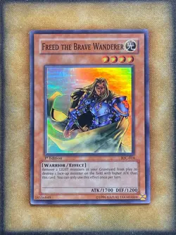 Yugioh Freed the Brave Wanderer IOC-014 Super Rare 1st Ed NM - Image 1