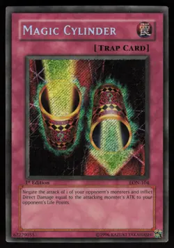 Magic Cylinder LON-104 Secret Rare Labyrinth of Nightmare 1st Edition Yu-Gi-Oh - Image 1
