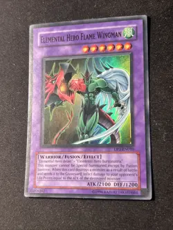 Elemental Hero Flame Wingman - DP1-EN010 - Unlimited Super Rare NM Yugioh - Image 2