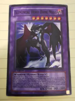 Yugioh Elemental Hero Dark Neos DP03-EN014 LP/NM Super Rare 1st Edition - Image 1