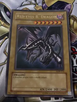 Red-Eyes B. Dragon Ultra Rare The Legend of Blue Eyes Unlimited LOB-070 HP - Image 1
