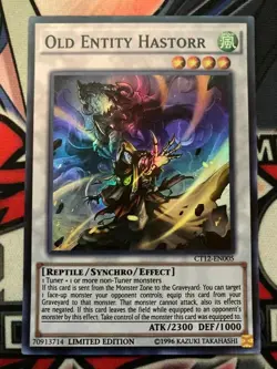 Old Entity Hastorr - CT12-EN005 - Super Rare - Limited Edition - Image 1