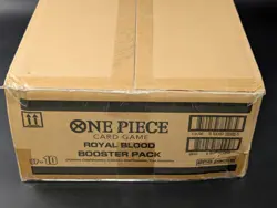 One Piece OP-10 Royal Blood English 12 Booster Box Case Factory Sealed - Image 1